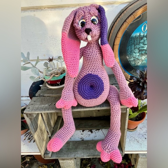 Crocheted Rabbit - Picture 4 of 6